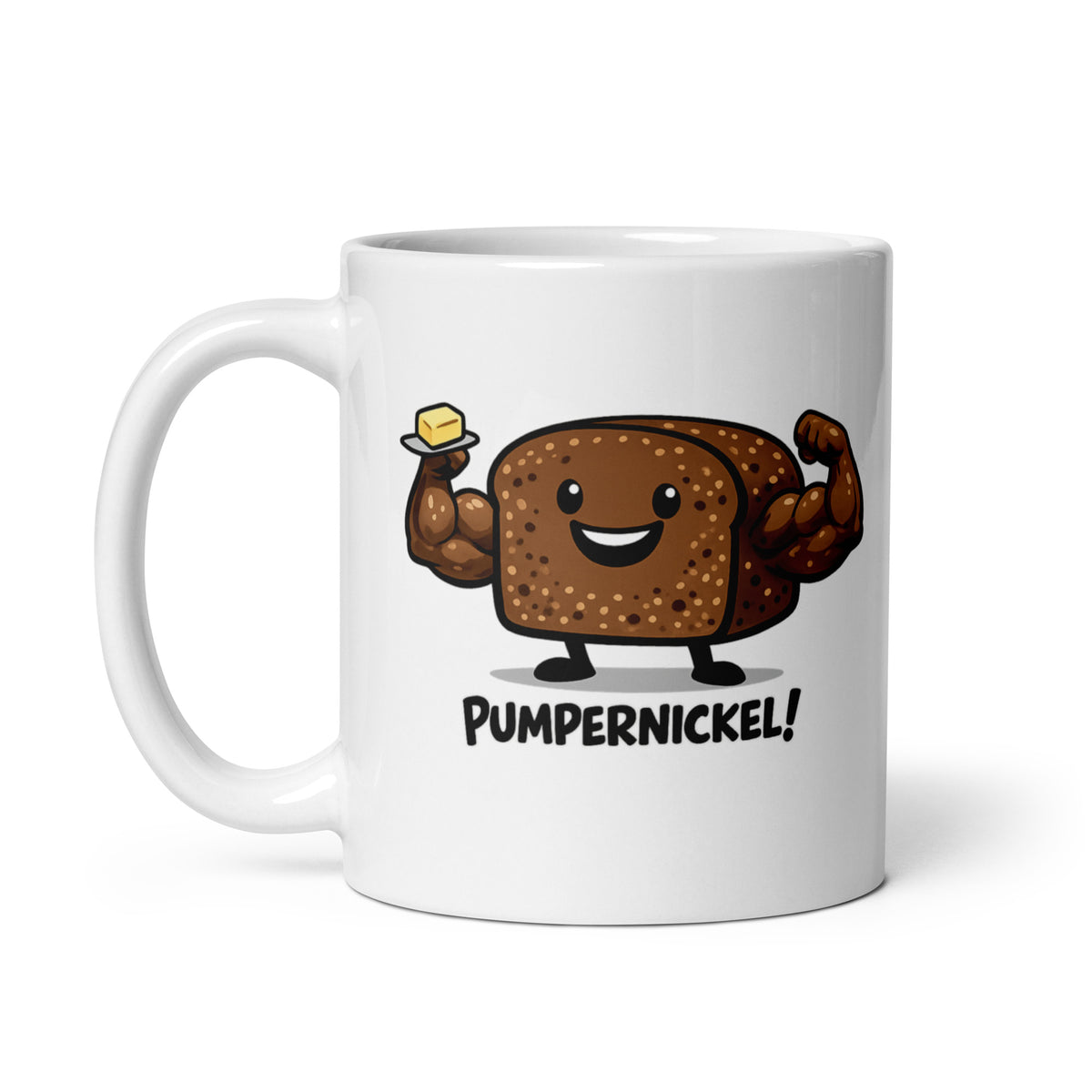 Lustige Fitness Tasse für die Muckibude mit humorvollem Sport Motiv