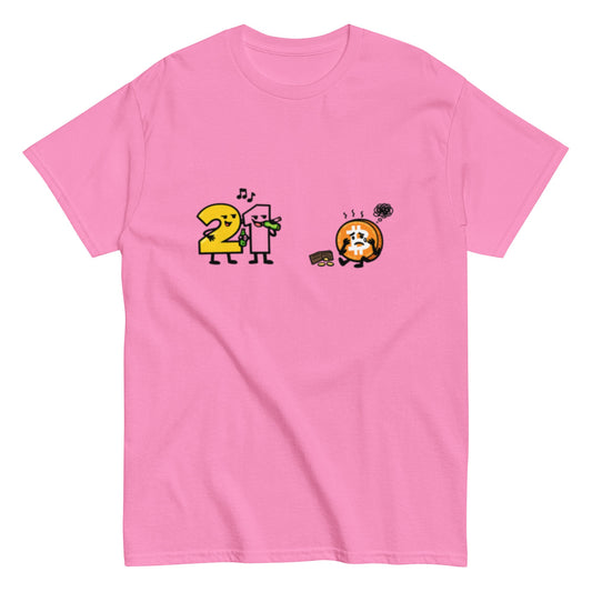 ZAHL 21, BITCOIN HUMOR - Lustiges Herren T-Shirt - SprücheKüche - Druckfrisch & frech