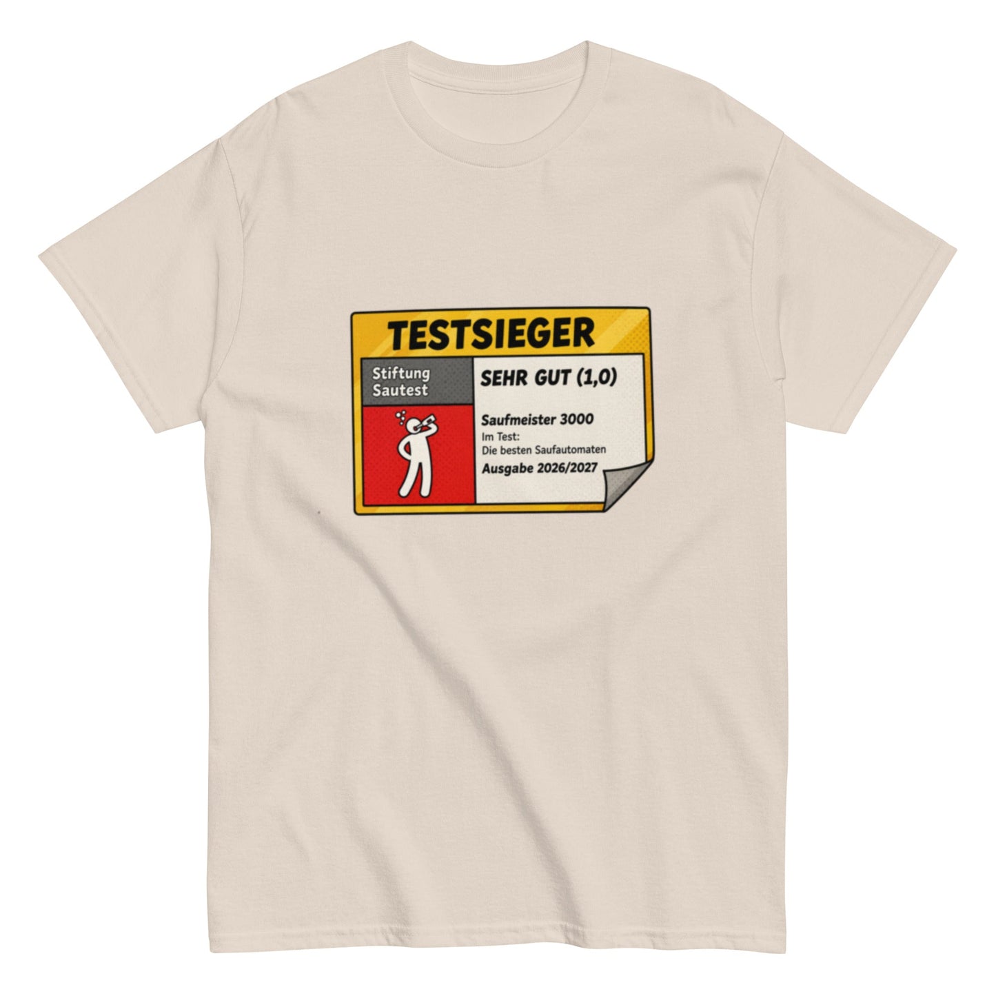 ZERTIFIZIERTER BIER-TESTER - Lustiges Herren T-Shirt - SprücheKüche - Druckfrisch & frech