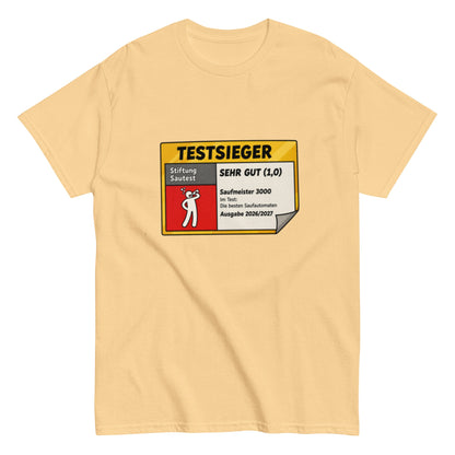 ZERTIFIZIERTER BIER-TESTER - Lustiges Herren T-Shirt - SprücheKüche - Druckfrisch & frech