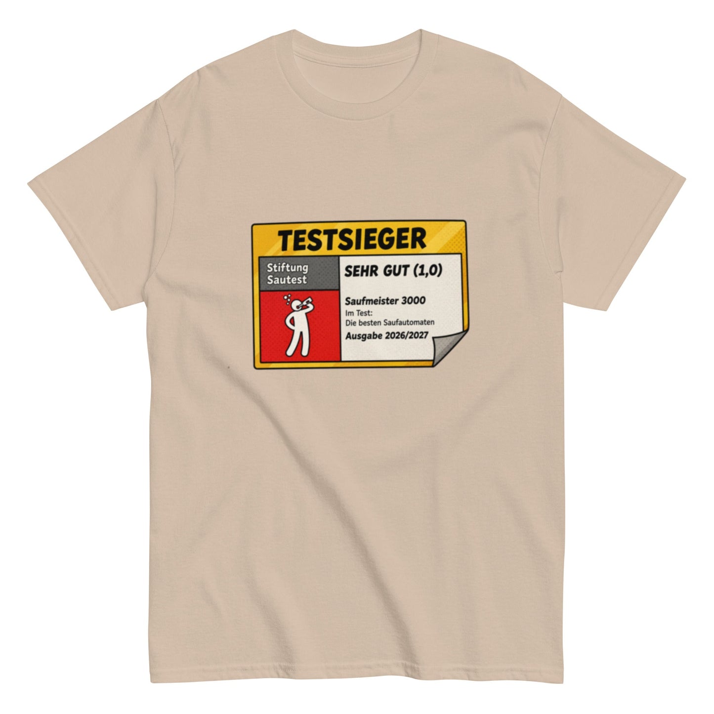 ZERTIFIZIERTER BIER-TESTER - Lustiges Herren T-Shirt - SprücheKüche - Druckfrisch & frech