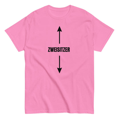 ZWEISITZER - Sarkasmus Pur, Lustiges T-Shirt, ideal für Junggesellinnenabschied, Herren, Frauen, Unisex T-Shirt - SprücheKüche - Druckfrisch & frech
