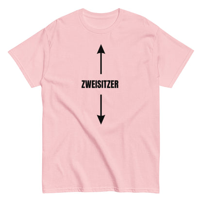 ZWEISITZER - Sarkasmus Pur, Lustiges T-Shirt, ideal für Junggesellinnenabschied, Herren, Frauen, Unisex T-Shirt - SprücheKüche - Druckfrisch & frech