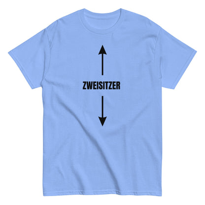 ZWEISITZER - Sarkasmus Pur, Lustiges T-Shirt, ideal für Junggesellinnenabschied, Herren, Frauen, Unisex T-Shirt - SprücheKüche - Druckfrisch & frech