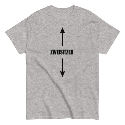 ZWEISITZER - Sarkasmus Pur, Lustiges T-Shirt, ideal für Junggesellinnenabschied, Herren, Frauen, Unisex T-Shirt - SprücheKüche - Druckfrisch & frech