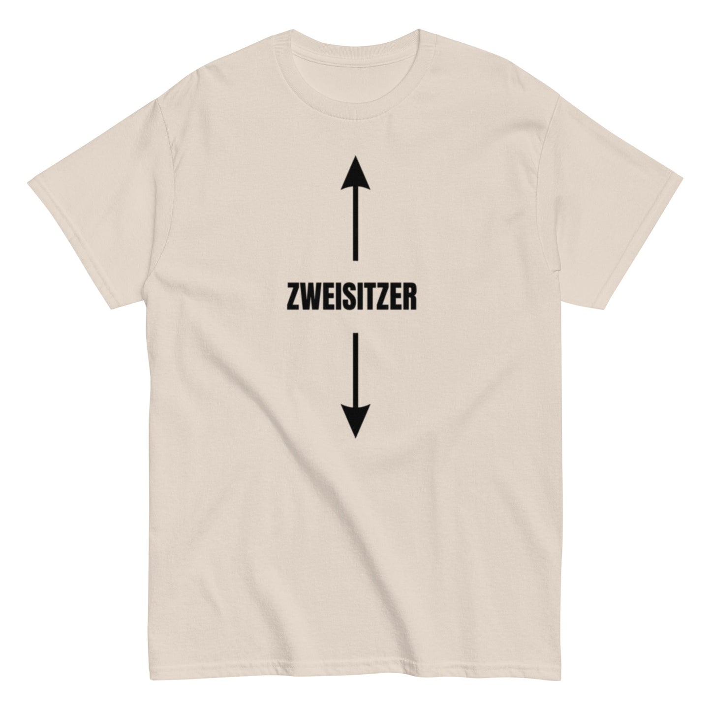 ZWEISITZER - Sarkasmus Pur, Lustiges T-Shirt, ideal für Junggesellinnenabschied, Herren, Frauen, Unisex T-Shirt - SprücheKüche - Druckfrisch & frech
