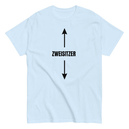 ZWEISITZER - Sarkasmus Pur, Lustiges T-Shirt, ideal für Junggesellinnenabschied, Herren, Frauen, Unisex T-Shirt - SprücheKüche - Druckfrisch & frech